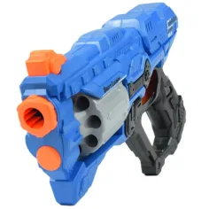 Swift Launcher: Manuálna zbraň s otočným zásobníkom, nábojmi a terčom 32cm obrázok 7