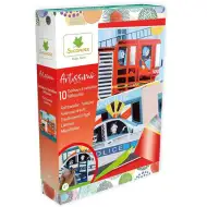 Sycomore: Artissimo Dekorácia s kovovou fóliou, kreatívny set - Vozidlá