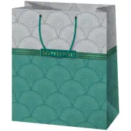 Szeretettel! elegantná veľká darčeková taška 26x13x33cm