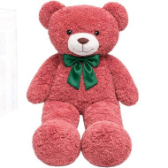 Teddy Greetings: Berry Hugs plyšový medveď v červenej darčekovej krabici 120 cm
