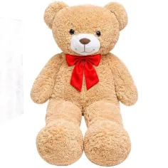 Teddy Greetings: Honey Hugs plyšový medveď červená darčeková krabička 120cm