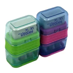 The Littlies: 2 dieryo strúhadlo s gumou v rôznych variantoch obrázok 2