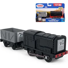 Thomas a priatelia: Motorizovaná lokomotíva - Diesel & Troublesome Truck - Mattel