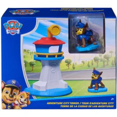Paw Patrol: Adventure City Tower vyhliadková veža s figúrkou Chase – Spin Master