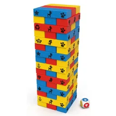 Tlapková Patrola: Farebná Jenga - Spin Master obrázok 2