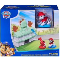 Paw Patrol: Fire Rescue hasi záchranár s figúrkou Marshalla – Spin Master