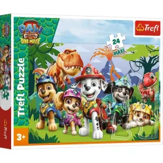Paw Patrol Praveká priateľstvo 24-dielny Maxi puzzle - Trefl