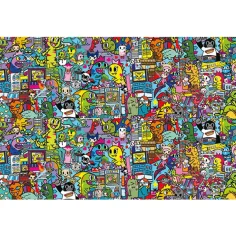 Tokidoki 1000 dielne panoráma puzzle - Clementoni obrázok 2
