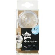 Tommee Tippee: Closer to Nature cumlík na fľašu so stredným prietokom 2 ks (3 mesiace+)