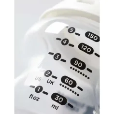 Tommee Tippee: Closer To Nature priehľadná fľaša na mlieko 150ml (0 mesiac+) obrázok 3