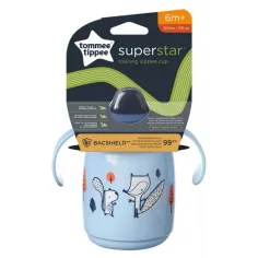 Tommee Tippee: Superstar Pohár na pitie modrej farby 300ml (6 mesiacov+)