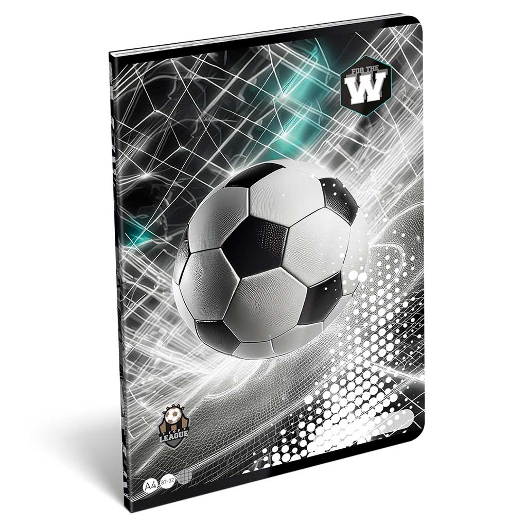 ICO: LizzySuli Top League FTW vzorovaný štvorcový zošit A/4