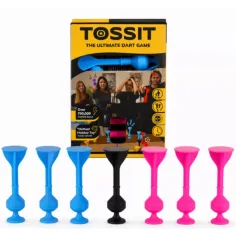 Tossit Starter Pack ružovo-modrý silikónový prísavkový darts spoločenská hra