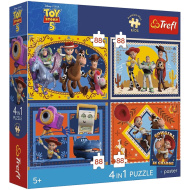 Toy Story 5 - 4 x 88 ks Premium Plus Kids puzzle - Trefl