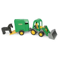 Traktor s čelným nakladačom a prívesom 41cm - Wader obrázok 2