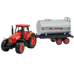 Traktor s kolieskami s prívesom na nádrž obrázok 2
