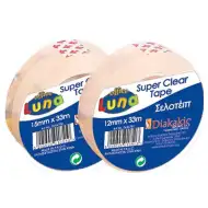 Transparentná 12mm široká lepiaca páska 33m 1ks