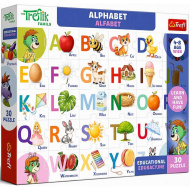 Treflik Abeceda vzdelávacie 30-dielne puzzle - Trefl