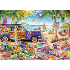 Tropická rekreácia 2000 dielne puzzle - Trefl obrázok 2