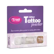 TyToo: Diamantový, biely a bronzový sľudový prášok 3x2,5ml set