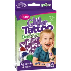 TyToo: DinoDrive trblietavé tetovanie set