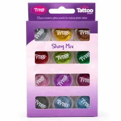 Tytoo: Shiny Mix – Lesklá Zmes 12 ks súprava trblietok