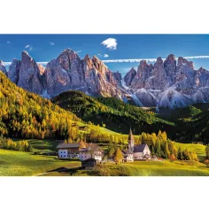 Údolie Val di Funes, Dolomity - Taliansko 1500-dielikové puzzle -Trefl obrázok 2