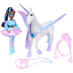 Unicorn Akadémia: Layla bábika a Glacier krídlovým unicornis herným setom - Spin Master obrázok 2
