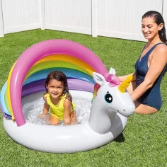 Unicorn baby bazén 127x102x69cm - Intex obrázok 2
