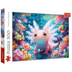 Usmievajúci Axolotl 500-dielny puzzle - Trefl