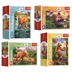 Úžasné dinosaury 54ks mini puzzle v rôznych variantoch - Trefl