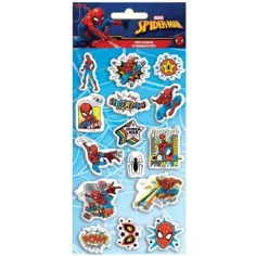 Úžasný Spider-Man 3D puf matný set 10x22cm na hárku
