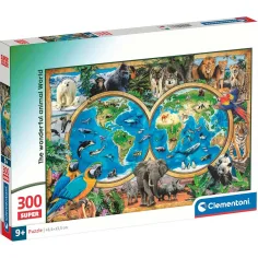 Úžasný svet zvierat 300ks Super puzzle - Clementoni