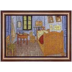 Van Goghova izba v Arles, Van Gogh - puzzle s rámom 500 kusov - Trefl