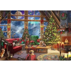 Vianoce v horách 2x500ks puzzle - Trefl obrázok 2