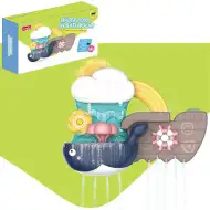 VivaKids Boti a veľryba hračka do kúpeľa 23,5 x 19,5 cm