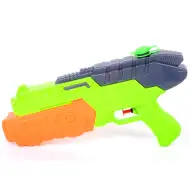 Vodná pištoľ v tvare farebného samopalu