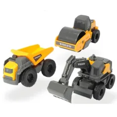 Volvo pracovné stroje 3-dielna sada v dvoch variantoch - Dickie Toys obrázok 2