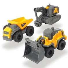Volvo pracovné stroje 3-dielna sada v dvoch variantoch - Dickie Toys obrázok 3
