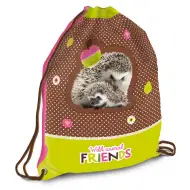 Vrecko na prezúvky/telocvik Zvieratká lesa - Ježko