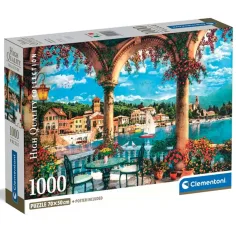 Pohľad na jazero Como 1000ks HQC puzzle - Clementoni