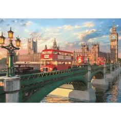 Westminsterský most pri západe slnka 500ks HQC kompaktný puzzle - Clementoni obrázok 2