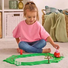 Whizz-Around Peppa prasiatko s červeným autom hračková sada obrázok 5