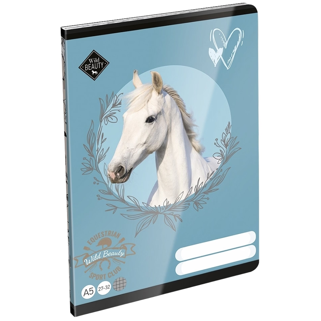 ICO: LizzySuli Wild Beauty Sport Club kockovaný zošit A/5 27-32