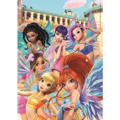 Winx Club tím 104-dielny maxi puzzle - Clementoni obrázok 2