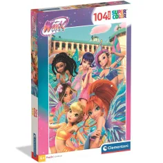 Winx Club tím 104-dielny maxi puzzle - Clementoni