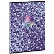 Wonderland ghost-blue štvorcový zošit A/4