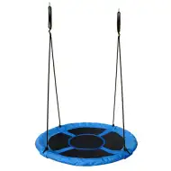 Wonderland hniezdo-hojdačka 110 cm - Modrá farba