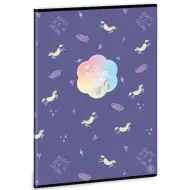 Wonderland unicorn štvorcový zošit A/4