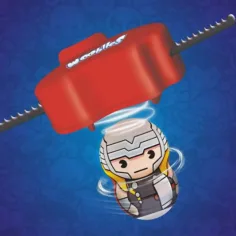 Wooblies Marvel balíček na prekvapenie s vystreľovačom 1ks obrázok 3